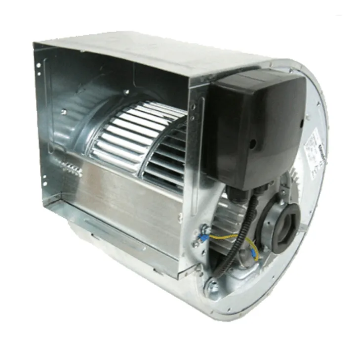 Ventilateur industriel en métal argenté